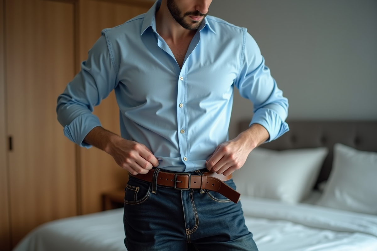 Bloquer une ceinture efficacement sans utiliser de passant