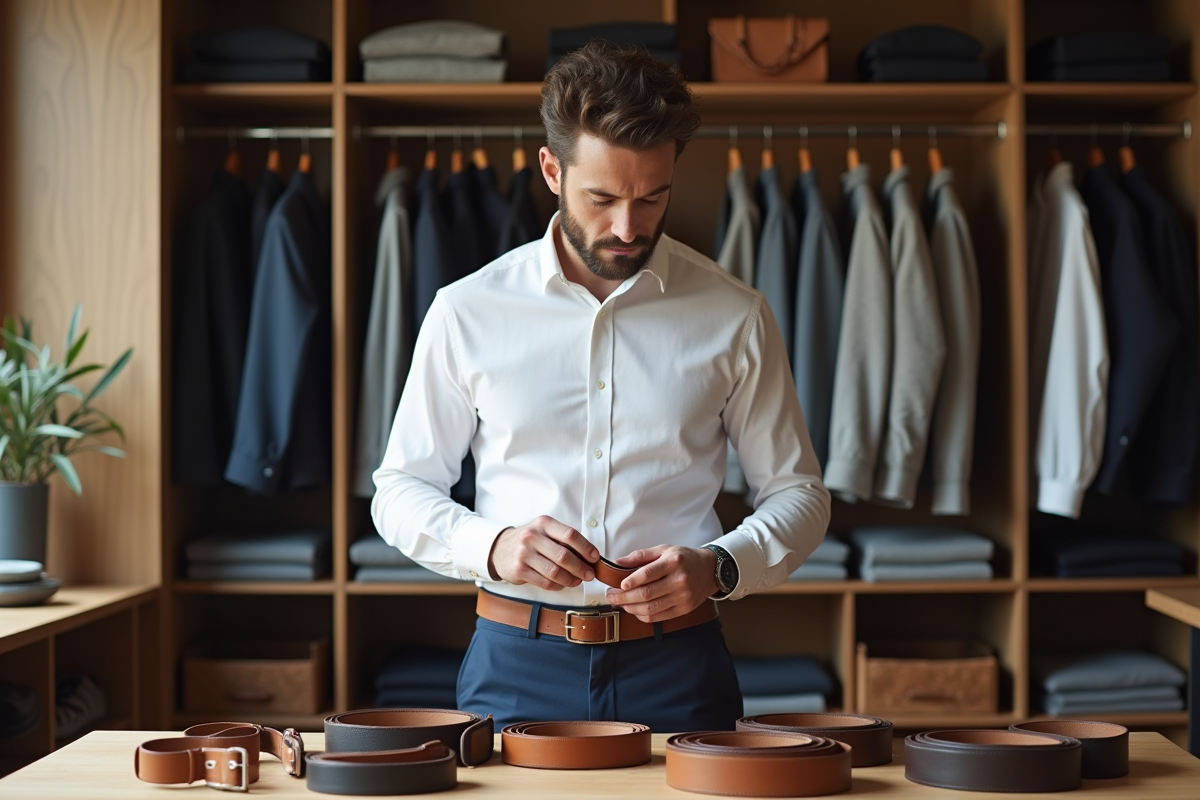 Choisir la largeur idéale de ceinture pour homme